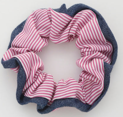 Lined-Scrunchie